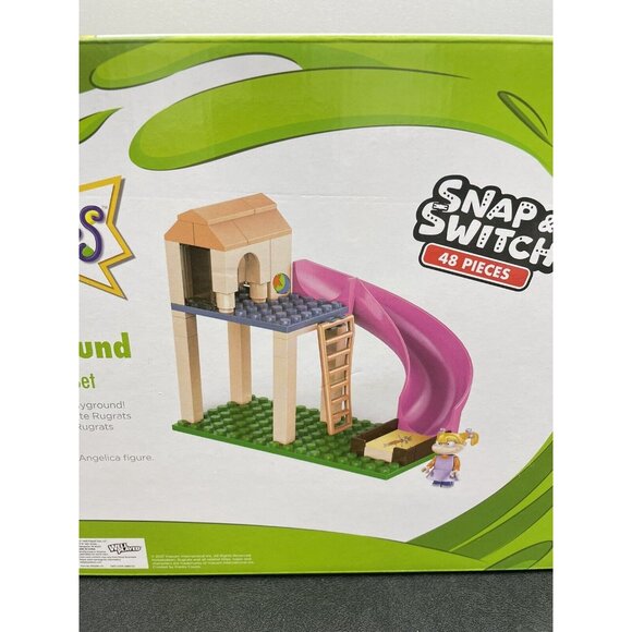 Nickelodeon ~Rugrats Reptar Wagon&Playground Construction Set  48,35 Pcs - Picture 11 of 12